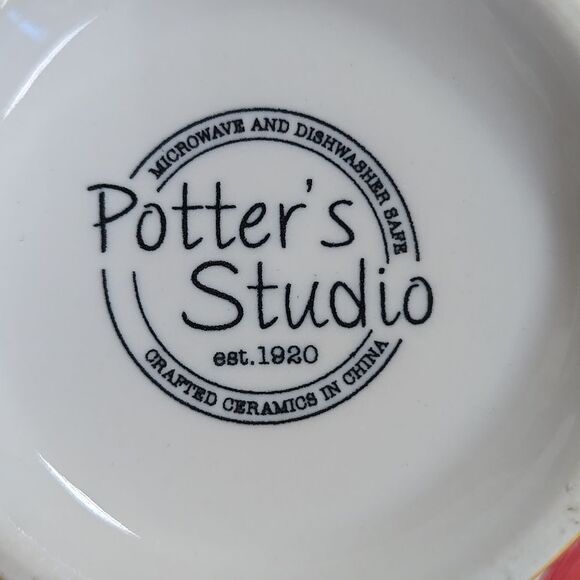 Potter's Studio Floral Footed Coffee Mug - Picture 6 of 6